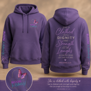 Purple - Proverbs 31:25 - L
