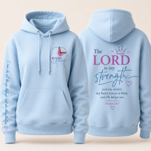 Blue Crown - Psalm 28:7 - L